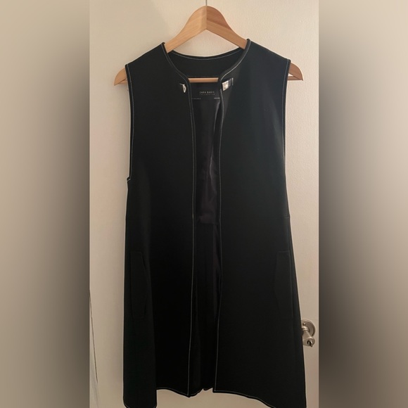 Long Black Vest - Picture 8 of 9